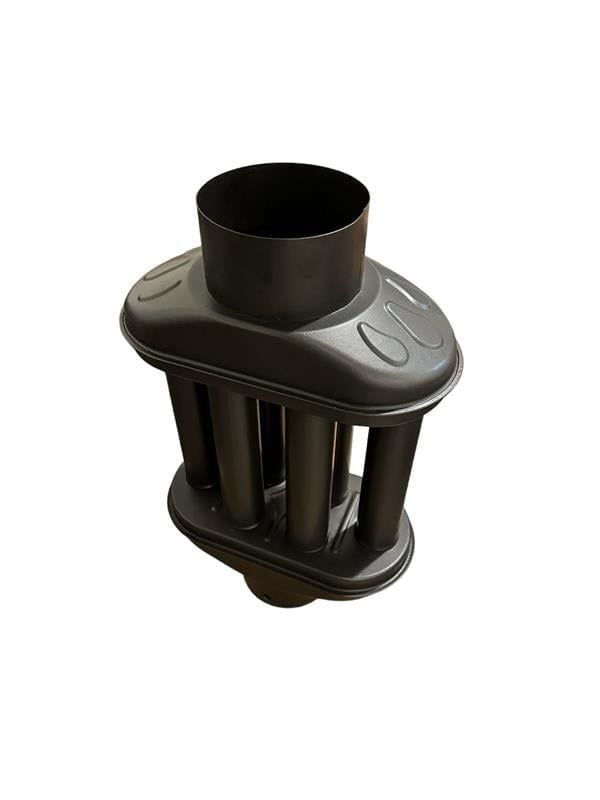 BACA CİMRİSİ / BOY: 40 CM / ÇAP: 13 CM / MAT SİYAH EMAYE / BABA'S STOVE