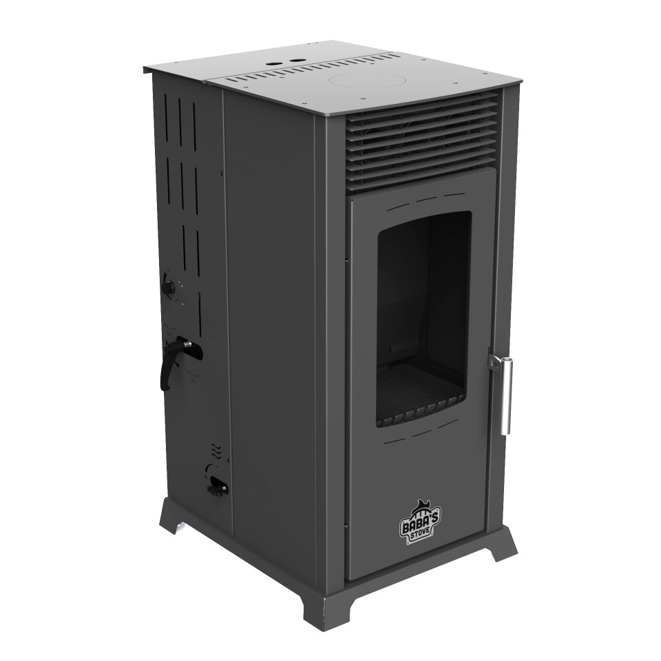 ECO 8 KW / MANUEL PELET VE ODUN SOBASI / BABA'S STOVE