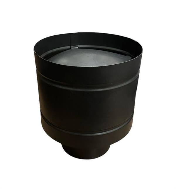 BACA KALKANI / ÇAP: 13 CM / MAT SİYAH EMAYE / BABA'S STOVE