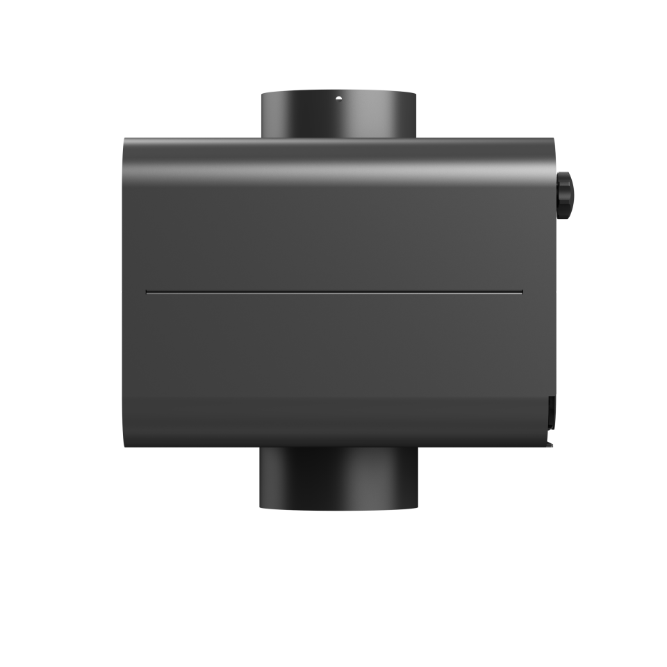 BACA FIRINI / UYUMLU BORU ÇAPI: 15 CM / MAT SİYAH BOYALI / BABA'S STOVE