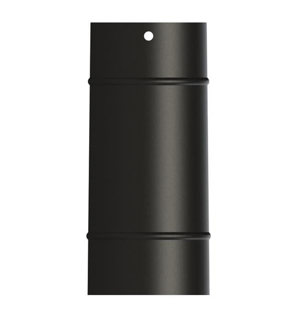 33 LÜK SOBA BORUSU / BOY: 27 CM / ÇAP: 13 CM / MAT SİYAH EMAYE / BABA'S STOVE