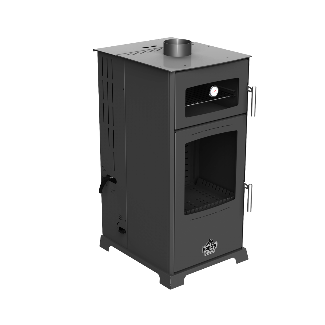 GOLD 12 KW KUZİNE / MANUEL PELET VE ODUN SOBASI / BABA'S STOVE