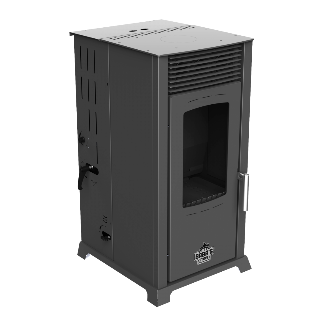 ECO 8 KW / MANUEL PELET VE ODUN SOBASI / BABA'S STOVE