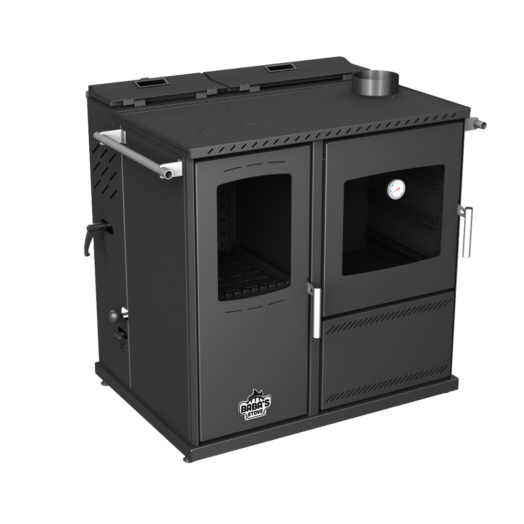 SAPHIRE 10 KW KUZİNE / MANUEL PELET VE ODUN SOBASI / BABA'S STOVE