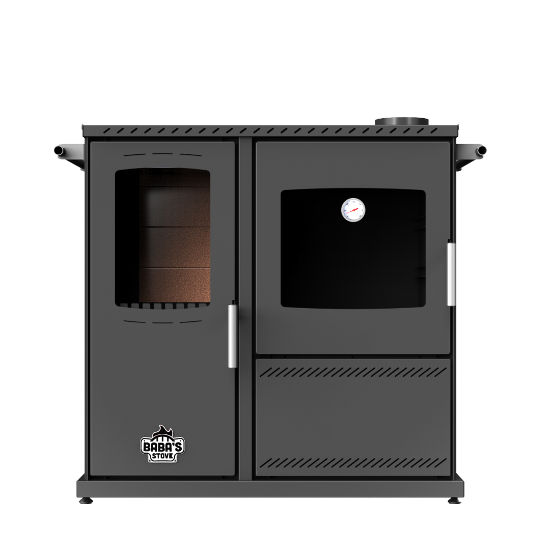 SAPHIRE 10 KW KUZİNE / MANUEL PELET VE ODUN SOBASI / BABA'S STOVE