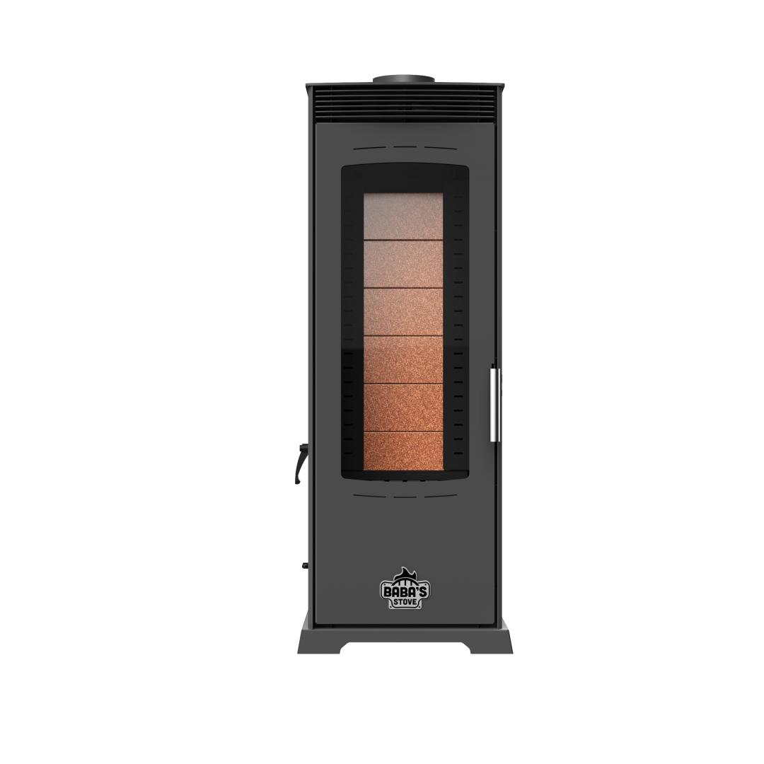 FLAME FAN 12 KW / MANUEL PELET VE ODUN SOBASI / BABA'S STOVE