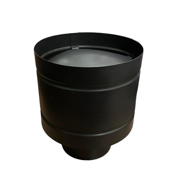 BACA KALKANI / ÇAP: 13 CM / MAT SİYAH EMAYE / BABA'S STOVE - 3