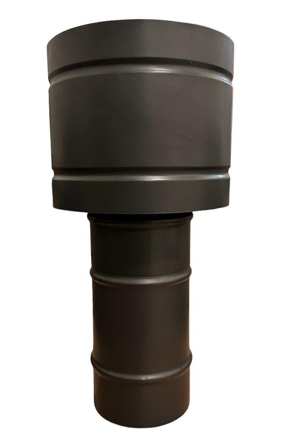 BACA KALKANI / ÇAP: 13 CM / MAT SİYAH EMAYE / BABA'S STOVE - 4