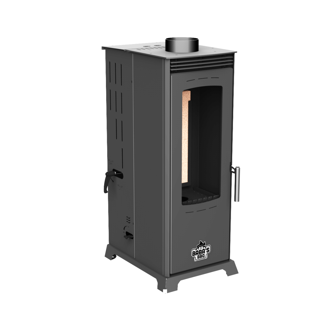 ECO MINI 8 KW / MANUEL PELET VE ODUN SOBASI / BABA'S STOVE