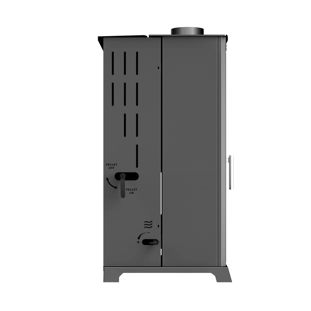 ECO MINI 8 KW / MANUEL PELET VE ODUN SOBASI / BABA'S STOVE