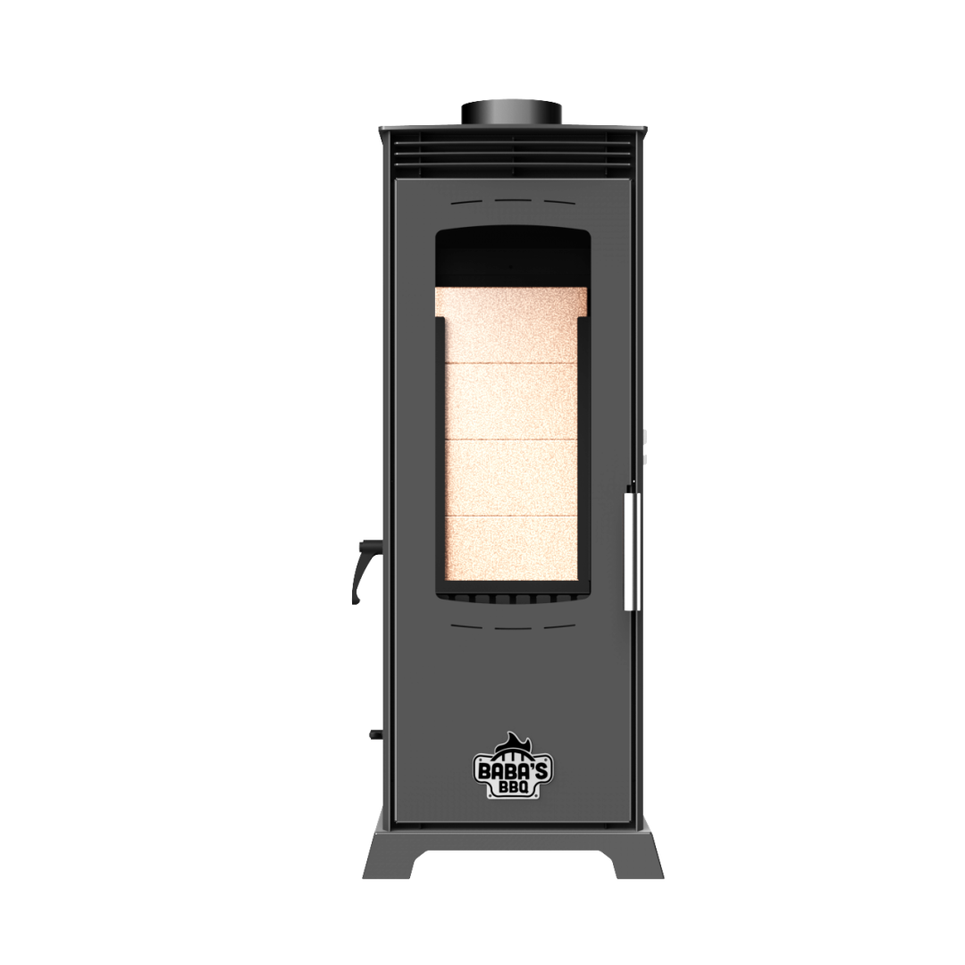 ECO MINI PLUS 8 KW / MANUEL PELET VE ODUN SOBASI / BABA'S STOVE