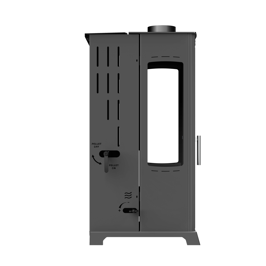 ECO MINI PLUS 8 KW / MANUEL PELET VE ODUN SOBASI / BABA'S STOVE
