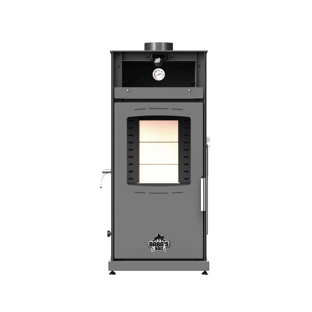 SILVER PLUS 8 KW KUZİNE / MANUEL PELET VE ODUN SOBASI / BABA'S STOVE