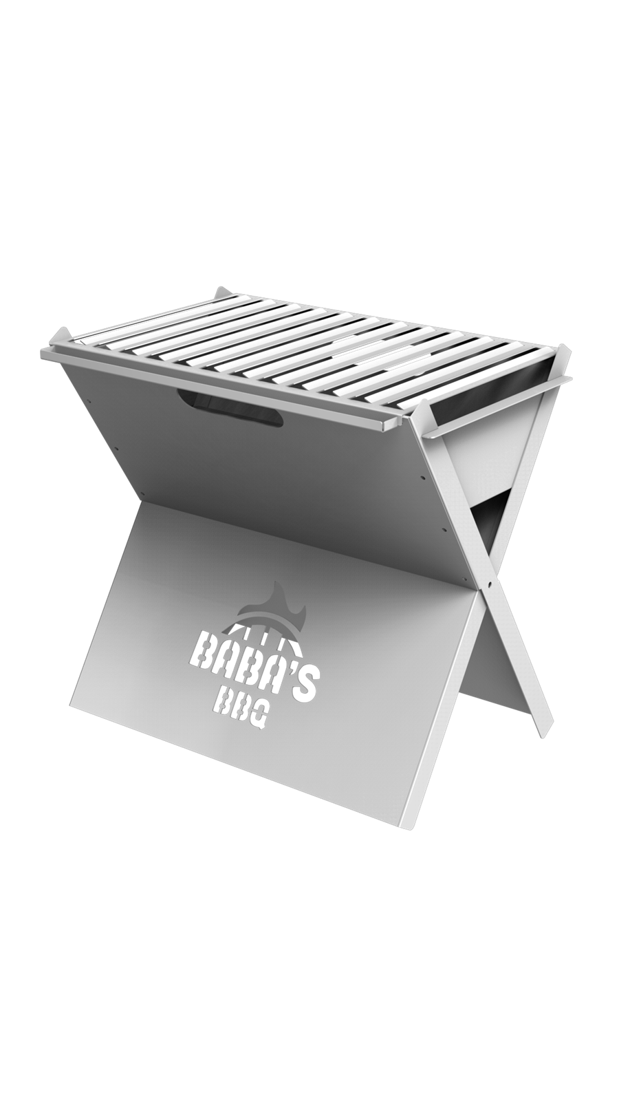 ORİGAMİ KATLANIR MANGAL MODEL 2 / PASLANMAZ ÇELİK / BABA'S BBQ