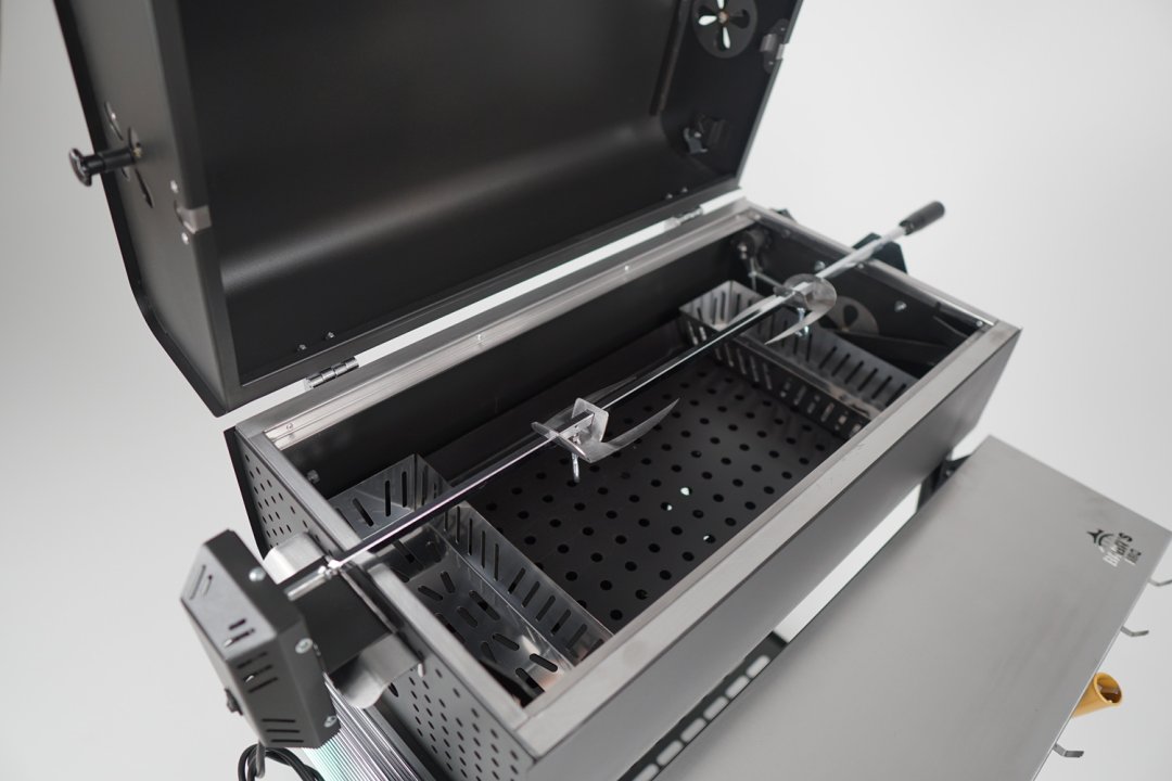 MOTORLU PİLİÇ, ŞİŞ, CAĞ VE KOROREÇ ÇEVİRME APARATI - BBQ 7500 UYUMLU