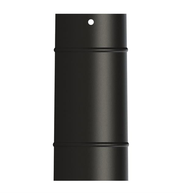 33 LÜK SOBA BORUSU / BOY: 27 CM / ÇAP: 13 CM / MAT SİYAH EMAYE / BABA'S STOVE