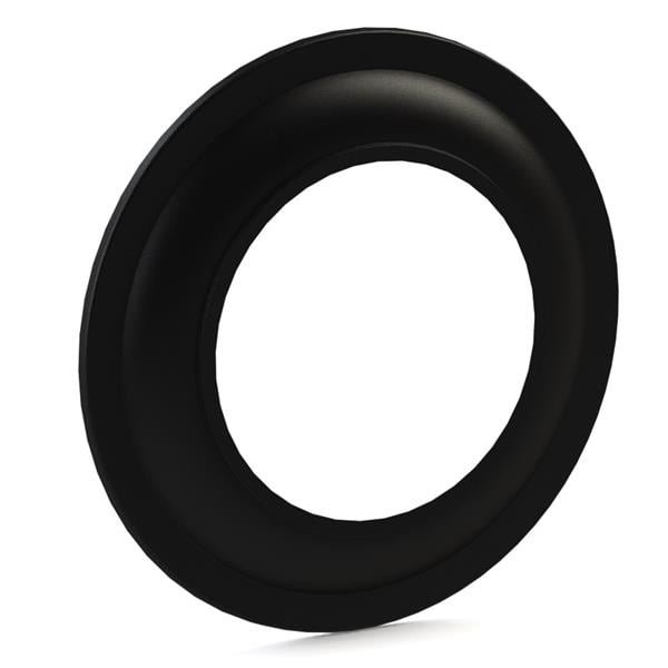 SOBA BORUSU BİLERZİK-AYNA - ÇAP: 13 CM - MAT SİYAH EMAYE