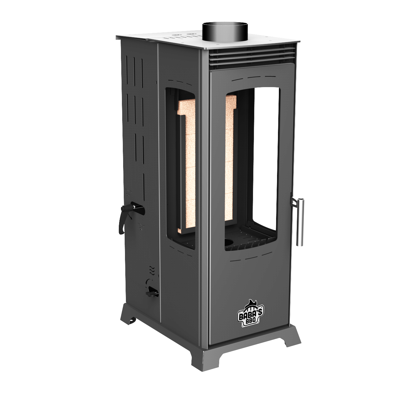 ECO MINI PLUS 8 KW / MANUEL PELET VE ODUN SOBASI / BABA'S STOVE