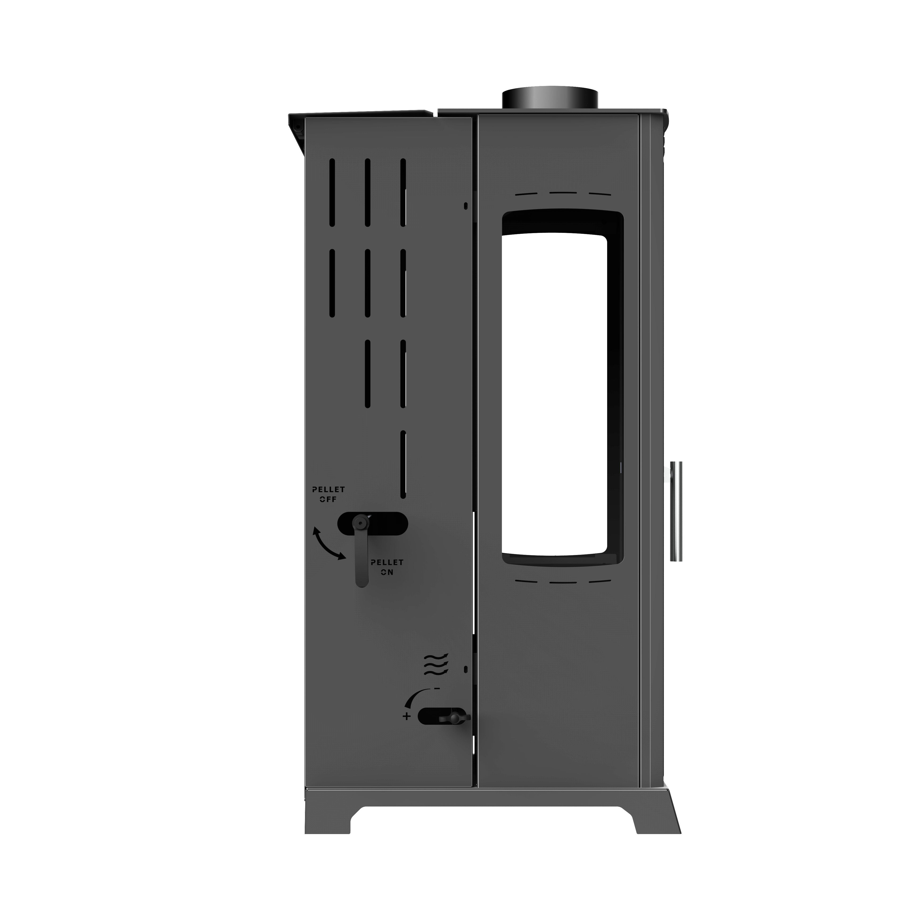 ECO MINI PLUS 8 KW / MANUEL PELET VE ODUN SOBASI / BABA'S STOVE